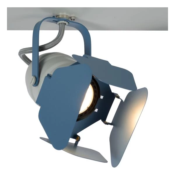 Lucide PICTO - Ceiling spotlight Children - 3xGU10 - Blue - detail 3